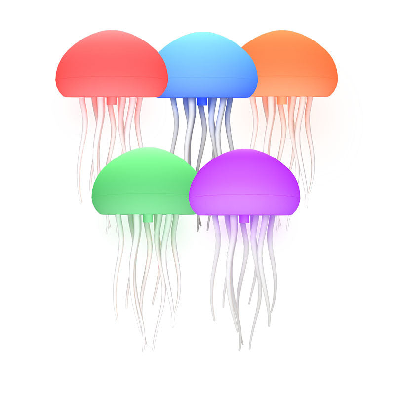 Floating glowing jellyfish lamp